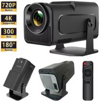 Projetor 4k Hy320 Wifi Hd390 Android Smart Tv Cinema Gamer