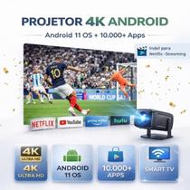 Projetor 4K Portátil Para Futebol Mundial
