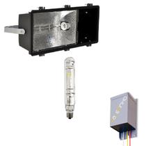 Projetor aluminio com reator e lampada metalica philips 1000w e40 Projetor aluminio com reator e lampada metalica philips 1000w e40