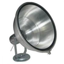 Projetor Aluminio Para Lampada Olivo 200W. Com Vidro
