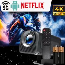Projetor Android 11 HY320 com recursos modernos Conecte e aproveite