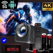 Projetor Android 13 HY320 4K Portátil HDMI USB Bluetooth WiFi Full HD Espelha Celular Lançamento 2025 Projetor Android 13 HY320 4K Portátil HDMI USB Bluetooth WiFi Full HD Espelha Celular Lançamento 2025