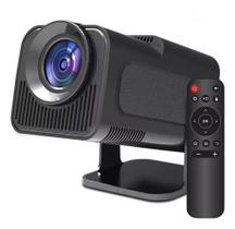 Projetor Android 13 HY320 com HDMI Wi-Fi 6 Bluetooth e Imagem 4K Ultra Nítida Lançamento 2025