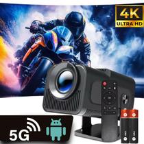 Projetor Android Portátil HY320 4K Bluetooth WiFi HDMI USB Espelha Full HD Celular Lançamento 2025 Projetor Android Portátil HY320 4K Bluetooth WiFi HDMI USB Espelha Full HD Celular Lançamento 2025