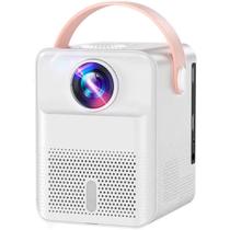 Projetor Android Portátil Mini Smart Tv Vídeo Projector Pro X8 Branco Projetor Android Portátil Mini Smart Tv Vídeo Projector Pro X8 Branco