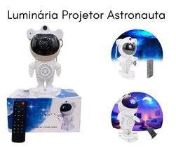 Projetor Astronauta LED Bluetooth Luzes Estrelas e Som Imersivo Projetor Astronauta LED Bluetooth Luzes Estrelas e Som Imersivo
