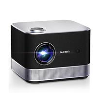 Projetor Aurzen BOOM 3 4K com suporte para alto-falante 500 ANSI 36W