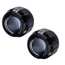 PROJETOR BI-LED PARA ADAPTAÇÃO EM FAROL COM LAMPADA H4 E H7 (Acabamento preto)