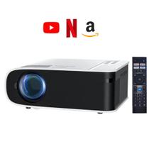 Projetor Blitzwolf V6 FullHD 450 Ansi Lúmens HDR10 Wifi Bluetooth baixo Inputlag-Nextlix Certificada