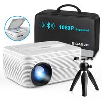 Projetor Bluetooth BIGASUO HD 9000L com Leitor de DVD 1080P Projetor Bluetooth BIGASUO HD 9000L com Leitor de DVD 1080P