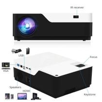 Projetor Brazilpc Bpc-1080p M18-w 5000 Lumens 2 Hdmi-2 Usb-1 Vga-1 Av