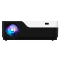 Projetor BrazilPC BPC 1080P M18 W 5000 Lumens Full HD LED HDMI USB VGA AV SD CARD Preto e Branco 110/220v