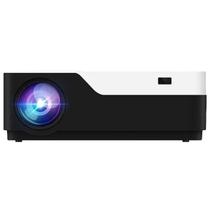 Projetor brazilpc bpc-1080p m18-w 5000 lumes preto/branco (2xhdmi - 2xusb- 1xvga - av - sd card)