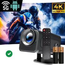 Projetor Data Show HY320 Android 1080p 4K Portátil WiFi Bluetooth HDMI USB Para Celular Projetor Data Show HY320 Android 1080p 4K Portátil WiFi Bluetooth HDMI USB Para Celular