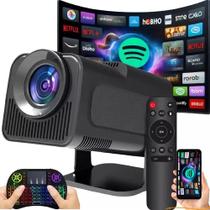 Projetor de Alta Definição HY320 4K Android 13 HDMI Wi-Fi Bluetooth Smart Lançamento 2025