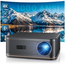 Projetor de cinema em casa HAPPRUN JQ820 4K 1000lm com WiFi 6