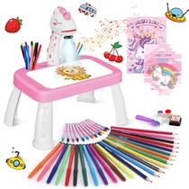 Projetor de Desenho WakeInsa para Crianças - Com Prancheta e Acessórios Projetor de Desenho WakeInsa para Crianças - Com Prancheta e Acessórios