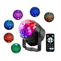 Projetor de efeito de secagem multicolorido com controle remoto 3W