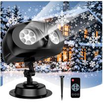 Projetor de Flocos de Neve LED Nazuwke para Exterior - IP65 - Natal