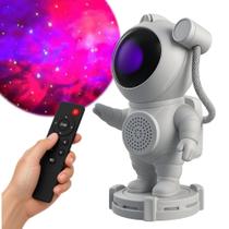 Projetor de Galáxias Astronauta Musical Luminaria Bluetooth Decoração Infantil