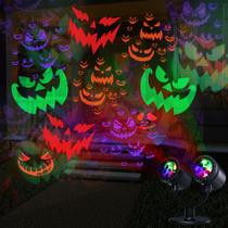 Projetor de Halloween Toodour - Duas Cabeças de Diabo