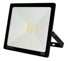 Projetor De Led Bivolt 50W 6500K Preto Economax Projetor De Led Bivolt 50W 6500K Preto Economax