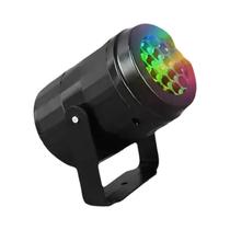 Projetor De Luz LED Em Forma De Floco De Neve De Natal Com 16 Padrões, Luz Rotativa Com Alimentação