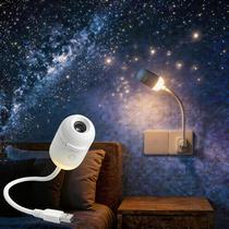 Projetor de luz noturna B dyboHF Galaxy Starry Sky com filmes Projetor de luz noturna B dyboHF Galaxy Starry Sky com filmes