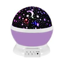 Projetor De Luz Noturna Céu Estrelado Para Bebês, Luminária De Mesa Rotativa Com Lua E Galáxia Projetor De Luz Noturna Céu Estrelado Para Bebês, Luminária De Mesa Rotativa Com Lua E Galáxia
