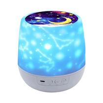 Projetor De Luz Noturna Com Ondas Do Oceano Para Crianças 360 graus Luminária Rotativa De Água-Viva