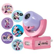 Projetor de luz noturna Disney Minnie Mouse LED Kids 57958