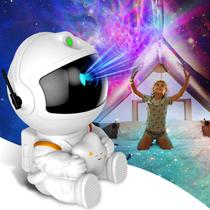 Projetor de luz noturna FSSQBFLC Astronaut Galaxy com controle remoto