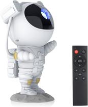 Projetor de luz noturna Hiya-Naya Astronaut Galaxy com temporizador
