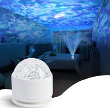 Projetor de Luz Sensorial diatomiteco Ondas do Oceano com 15 Cores