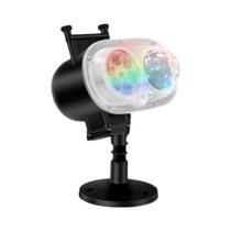 Projetor De Luzes 3D À Prova d'Água Para Halloween E Natal, Projetor a Laser Com 16 Padrões De Onda