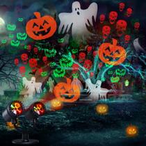 Projetor de Luzes de Halloween LYHOPE com Temporizador - Decoração de Halloween