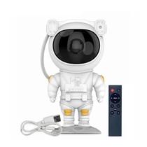 Projetor De Luzes Galáxia Estrelas Astronauta Com Controle