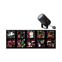 Projetor De Luzes LED Rotativas De Natal Com 16 Padrões, Luz Laser De Floco De Neve, Decoração USB