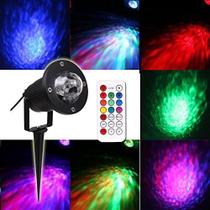 Projetor de luzes Water Wave KOOT Ocean Ripple 10 cores LED Projetor de luzes Water Wave KOOT Ocean Ripple 10 cores LED
