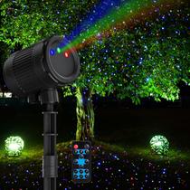 Projetor de Natal a laser para uso externo, projetor de luz laser de 3 cores, Firefly Lights Show com controle remoto RF, impermeável, decoração interna de Natal, presente de Natal, casamento, decoração de casa, festa, jardim Projetor de Natal a laser para uso externo, projetor de luz laser de 3 cores, Firefly Lights Show com controle remoto RF, impermeável, decoração interna de Natal, presente de Natal, casamento, decoração de casa, festa, jardim