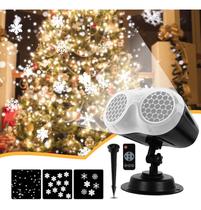 Projetor de Natal Light 3D Snowflake com controle remoto