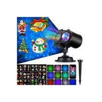 Projetor de Natal Lights 16 Patterns 3D Waves Hallow Projetor de Natal Lights 16 Patterns 3D Waves Hallow