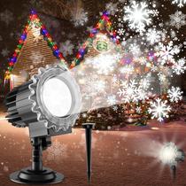 Projetor de Natal Mueisytp - Luzes de Floco de Neve com Controle Remoto Projetor de Natal Mueisytp - Luzes de Floco de Neve com Controle Remoto