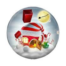 Projetor De Ventilador Publicitário Com Luz Neon LED Holográfica 3D, Controle Remoto Wifi