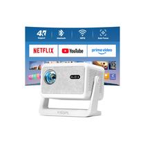 Projetor de Vídeo VISSPL 4K Inteligente 3500 ANSI WiFi Bluetooth