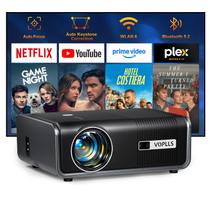 Projetor de Vídeo VOPLLS 4K Wi-Fi Bluetooth 1000 ANSI Projetor de Vídeo VOPLLS 4K Wi-Fi Bluetooth 1000 ANSI