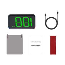 Projetor Digital De Velocidade GPS HD Car HUD M2 KM/H Para Todos Os Carros Eletrônicos Automotivos