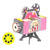 Projetor DIY de madeira Science Kit para crianças STEM Projetos B Projetor DIY de madeira Science Kit para crianças STEM Projetos B