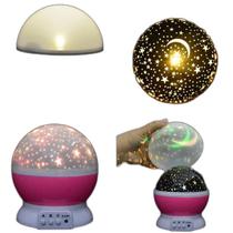 Projetor E Luminária Galáxia Com Cabo Usb