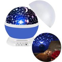 Projetor Estrelas LED Giratório com Luz LED Leve e Compacta